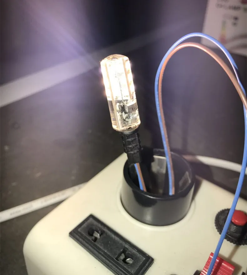 10 шт./лот SMD 2835 Светодиодный G4 G9 светодиодный свет лампы DC12V 360 градусов 110220 v, 96-265 вольт использования