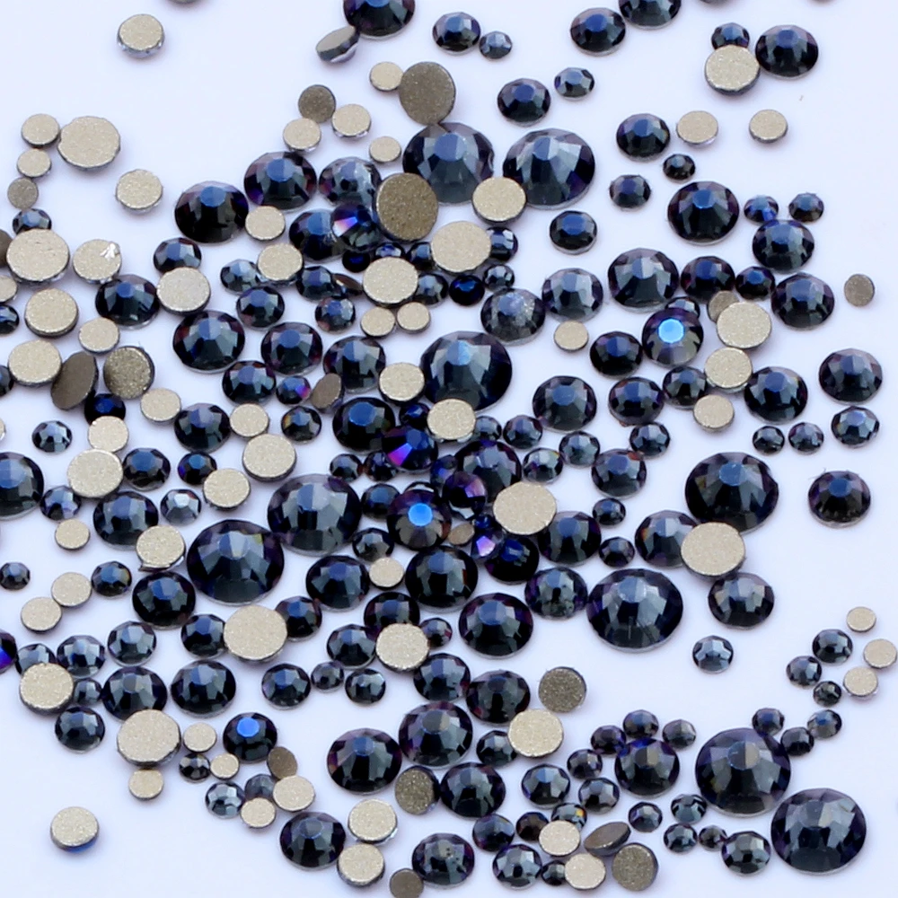 

Серый цвет радуги, много размеров, без горячей фиксации, Золотое дно, хрустальные стразы, стекло, клей для свадебных платьев, сделай сам, укра...