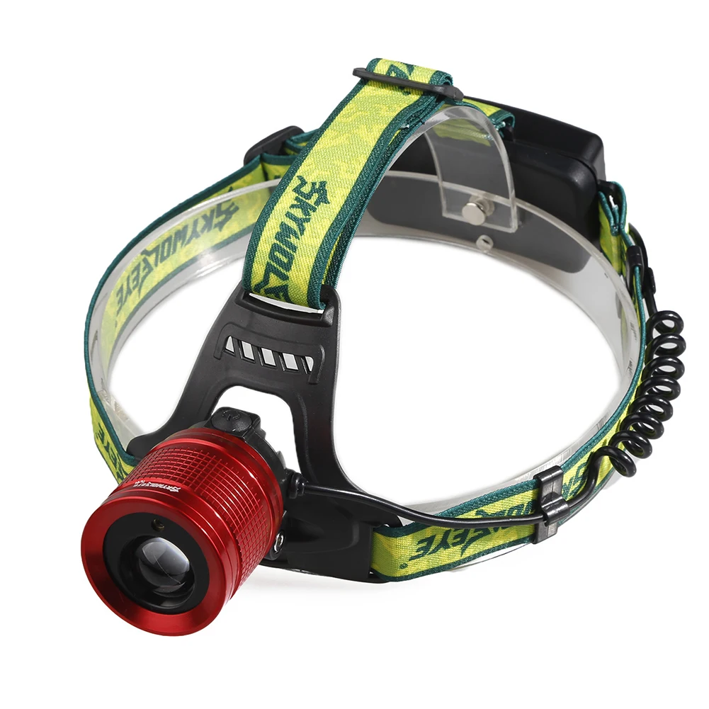 

Outdoor Running Camping Fishing Headlamp Rechargeable Hand-free Flashlight
