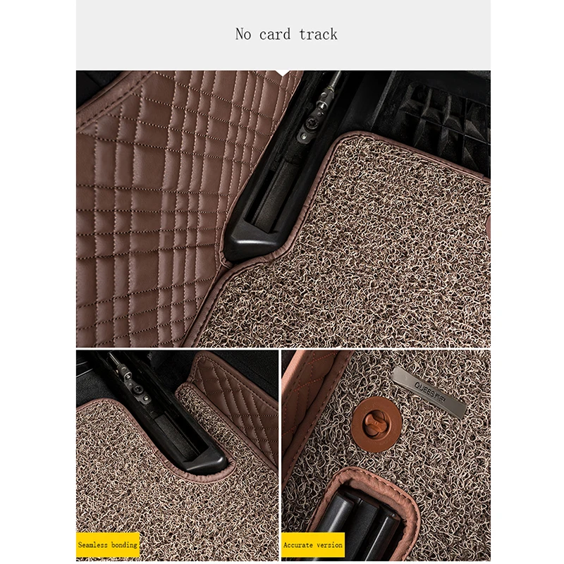 WLMWL Car Floor Mats For Ford all models focus fiesta ranger kuga mondeo fusion explorer s-max car styling Carpet Covers | Автомобили и
