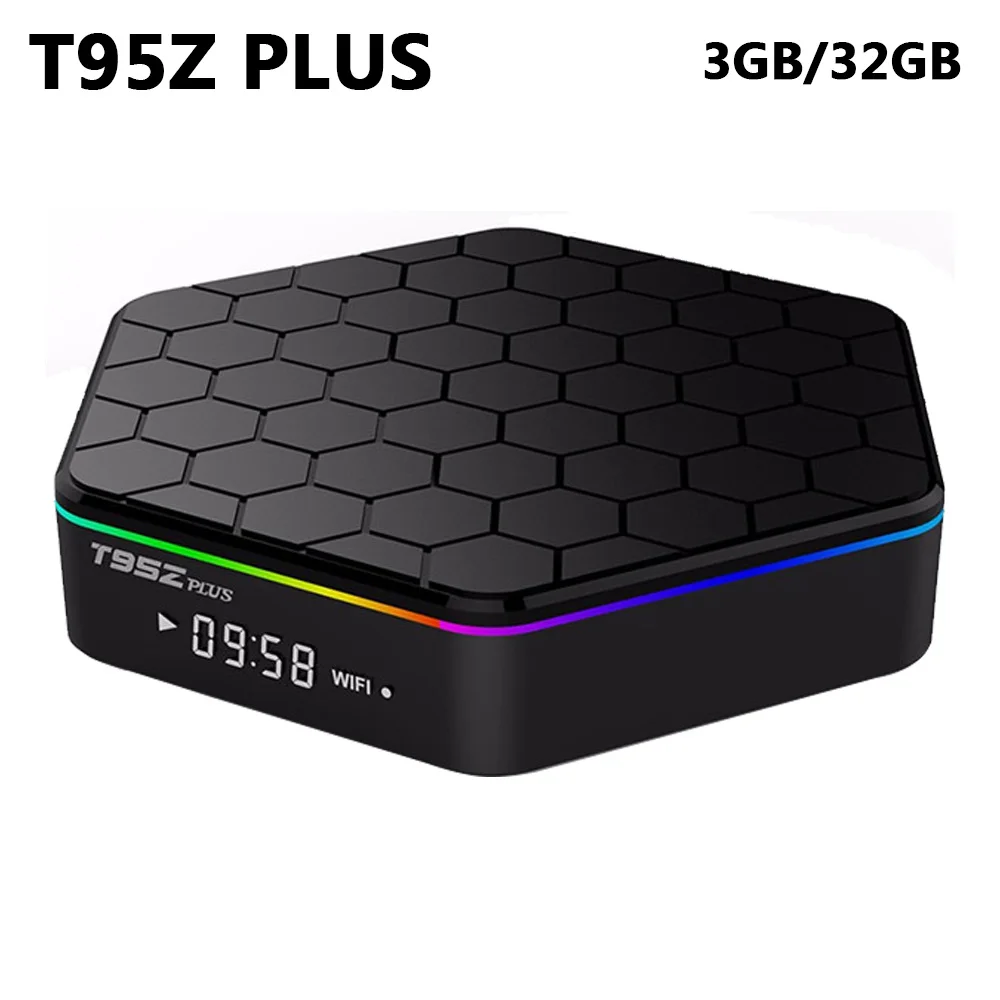 Smart Android 7,1 ТВ приставка T95Z Plus 3 ГБ 32 ГБ Amlogic S912 Восьмиядерный 2,4 г/5 ГГц WiFi Bluetooth медиаплеер 4K HD H.265 телеприставка - Цвет: only 3GB 32GB TV box