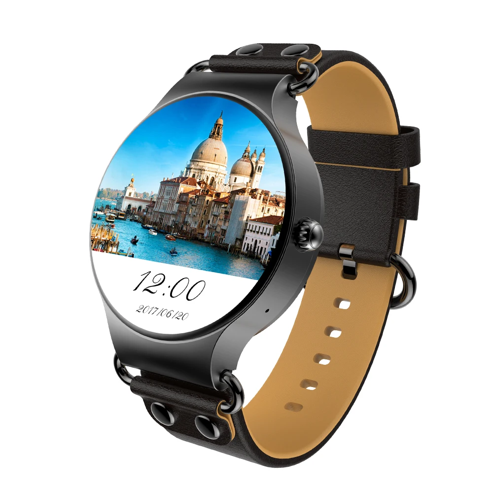 EnohpLX новые KW98 сим Смарт часы Android 5 1 3g wifi gps MTK6580 Smartwatch iOS для samsung gear S3 Xiaomi PK