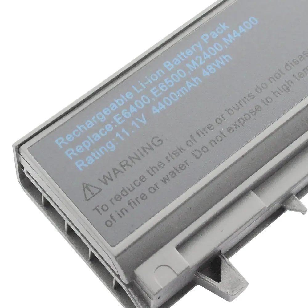 Аккумулятор для ноутбука Dell Latitude E6410 E6510 E6400 E6500 M2400 M4400 M6400 PT434 W1193 KY477 U844G 11 1 В 4400 мАч 6