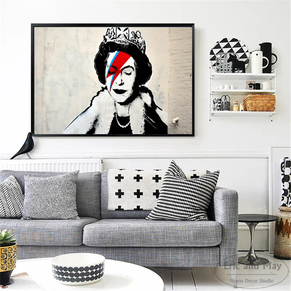 Banksy Life забавные художественные плакаты и принты настенная Картина на холсте для