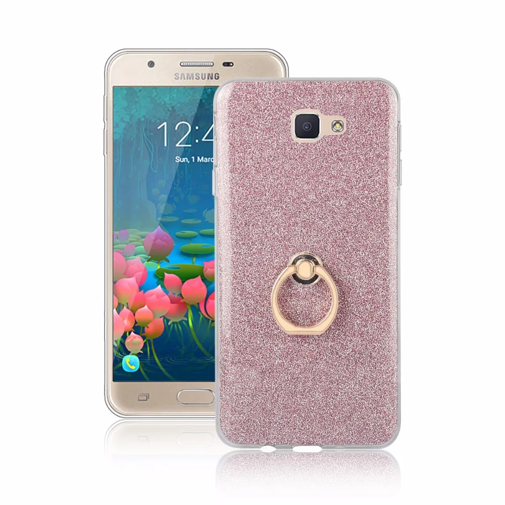 Мягкий чехол для Samsung Galaxy J5 премьер J5Prime силиконовая задняя крышка кожи Bling