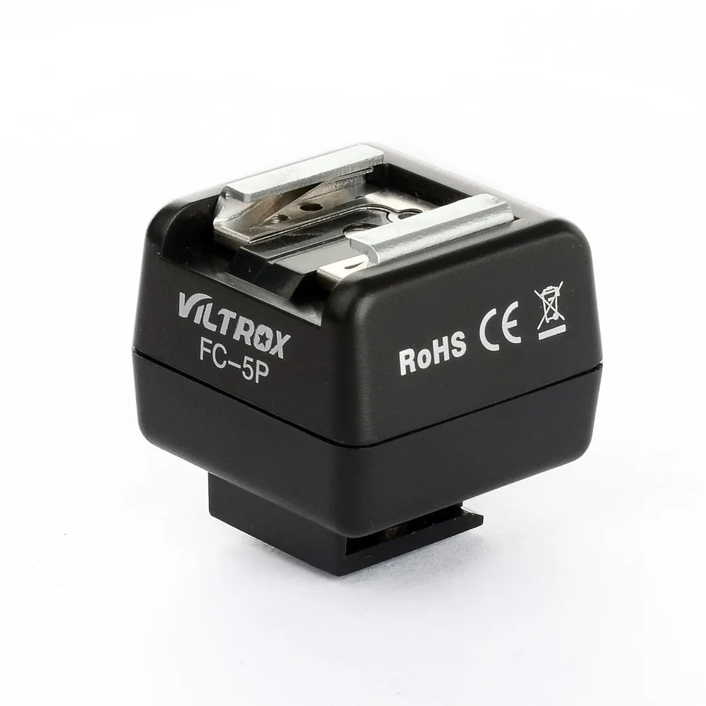 Viltrox FC-5P Горячий башмак Беспроводной Оптический Slave Flash Trigger адаптер ПК