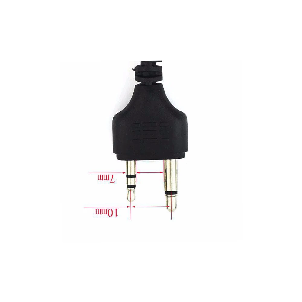 for Midland External Speaker Microphone Shoulder Microphone 2-Pin with Straight Angle Plug LXT216,LXT303,LXT410,GXT450,GXT650