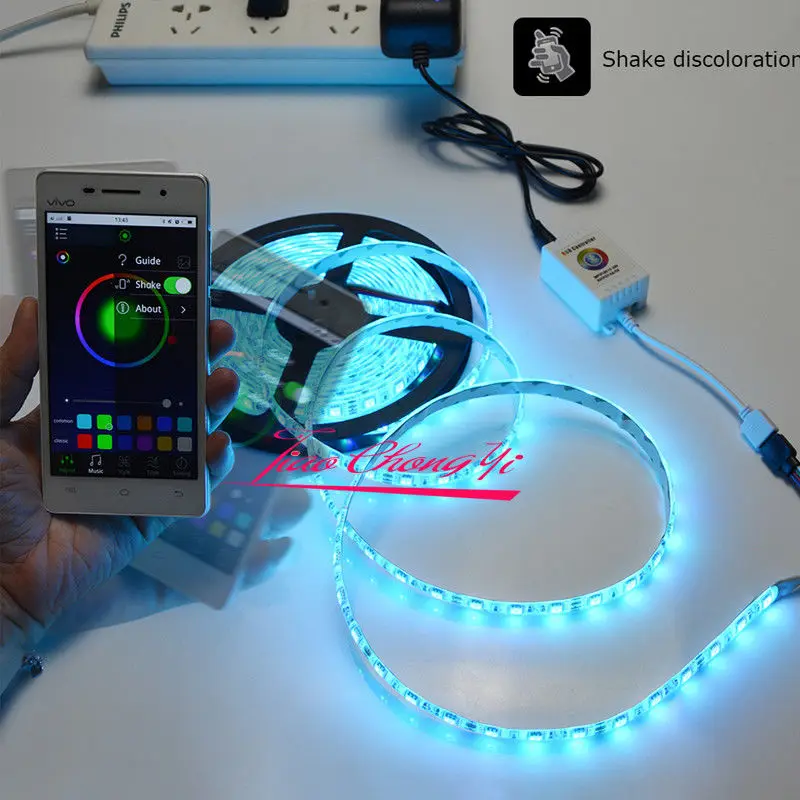 DC12V-24V Bluetooth светодиодный RGB контроллер музыка/звук приложение управления