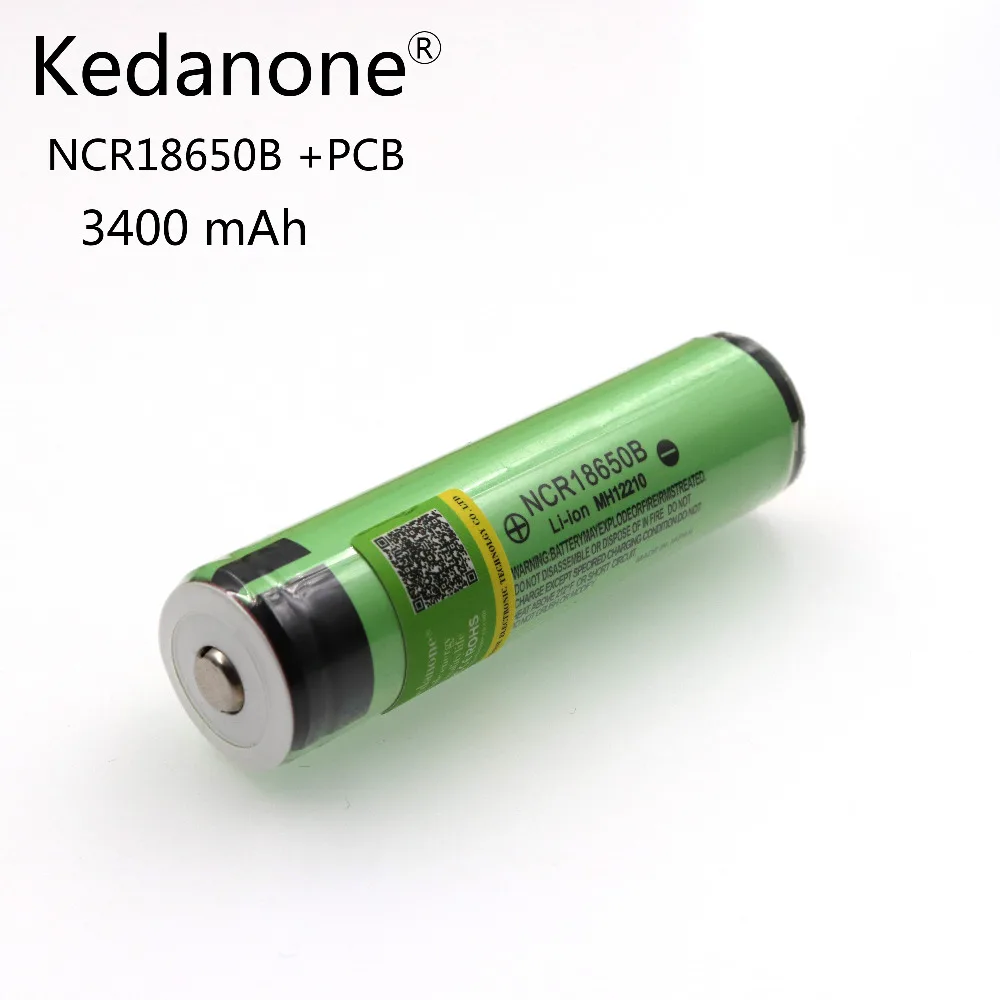 2018 Оригинальная батарея Kedanone 18650 3400 мАч 3 7 в литий ионная аккумуляторная с защитой