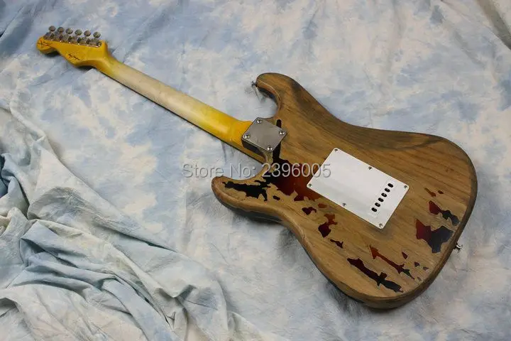 Custom Shop 100% ручная работа super relic st электрогитара Олдер старомодный стиль настоящая