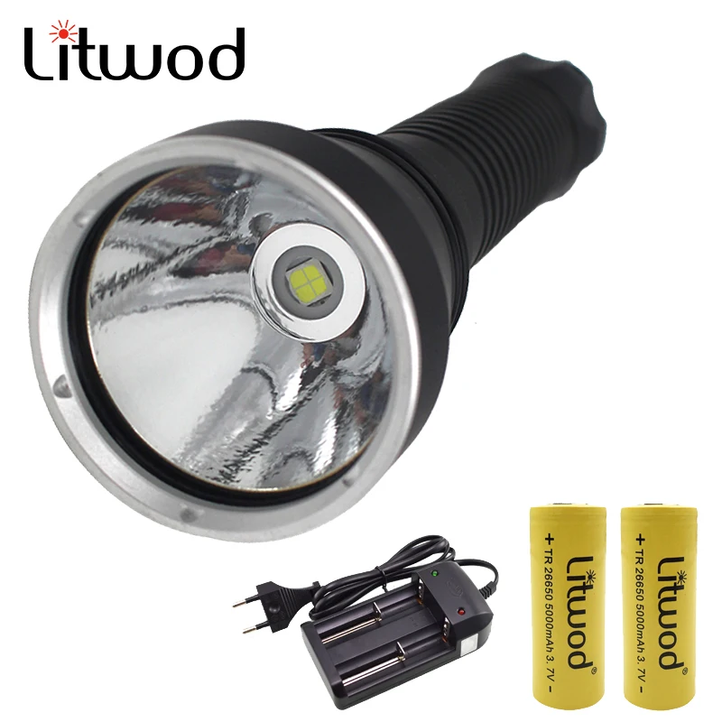 Litwod Z20D88S CREE XHP70 4292 люмен фонарь для дайвинга 50 м подводный водонепроницаемый тактический светодиодный фонарь