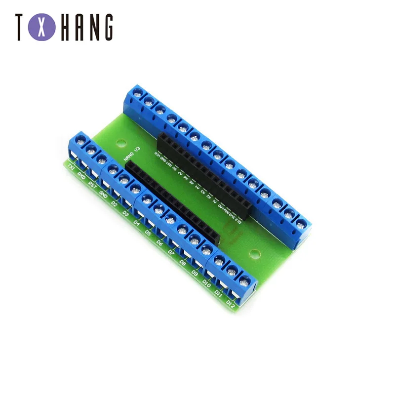 Плата адаптера расширения нано терминала для Arduino Nano V3.0 AVR ATMEGA328P с NRF2401 + интерфейс