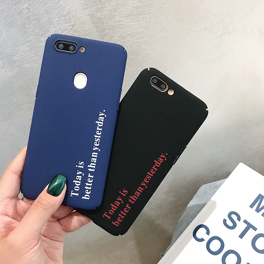Luxury Art Letter Hard Case For Xiaomi Mi 8 SE Rock Matte Texture Phone Funda 6 6X 5 5S 5X Note 3 Coque |