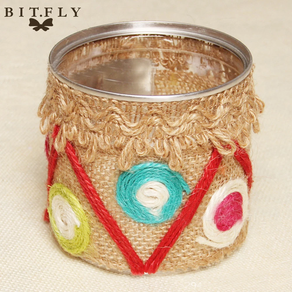 50 м винтажный 2 мм Натуральный Холщовый джут веревочная лента для рукоделия