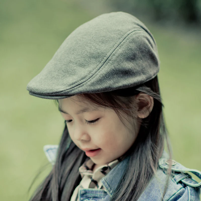Новый хлопковый детский берет детская Кепка Gorras Planas Boinas Masculinas плоские шапки для