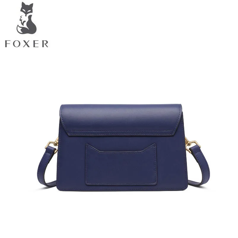 FOXER 2019 Новый кожаный седельный мешок модная универсальная сумка через плечо