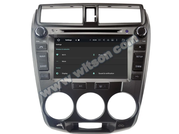 WITSON Android 9 0 IPS HD экран для HONDA CITY Автомобильный DVD стерео GPS навигатор 4 Гб RAM + 32 FLASH 8
