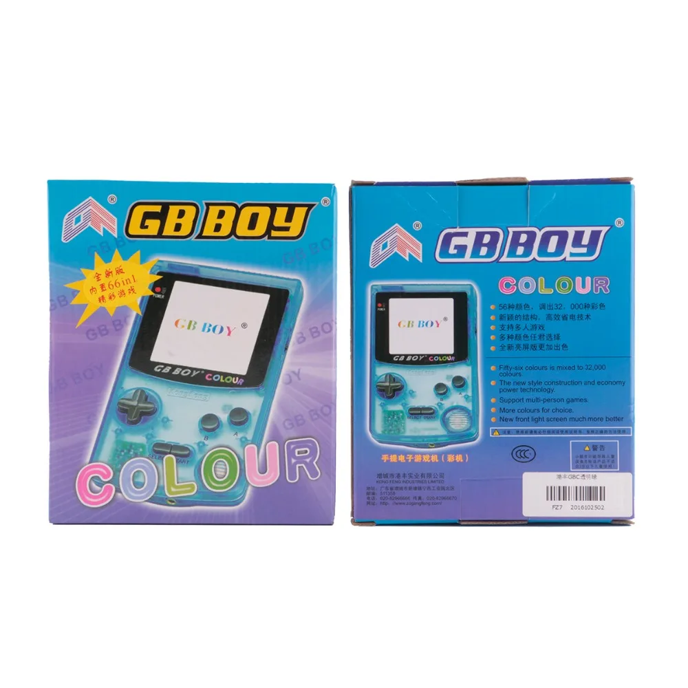 Цветной портативный игровой плеер GB Boy 2 7 дюйма портативная Классическая игровая