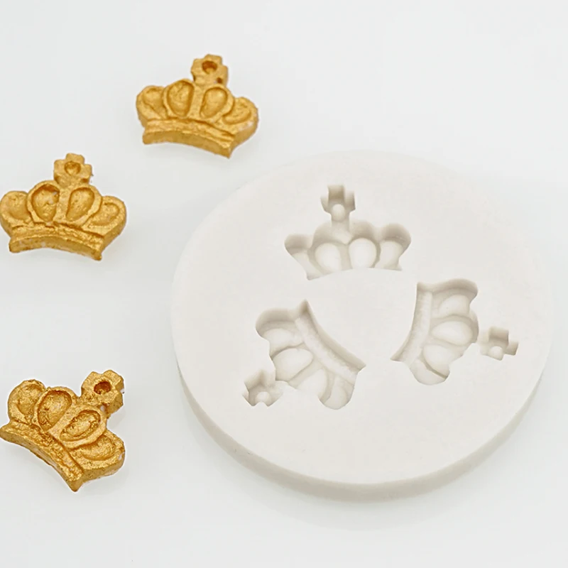 Фото Корона кексы силиконовая форма помадка формы украшения торта инструменты для