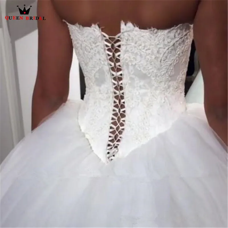Vestido De Noiva горячая Распродажа 2021 бальное платье без бретелек пышное свадебное