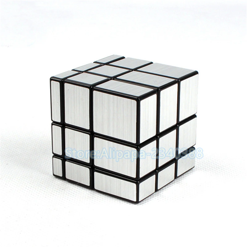 Лидер продаж 2 шт./лот серебряный и золотой зеркальный волшебный куб с