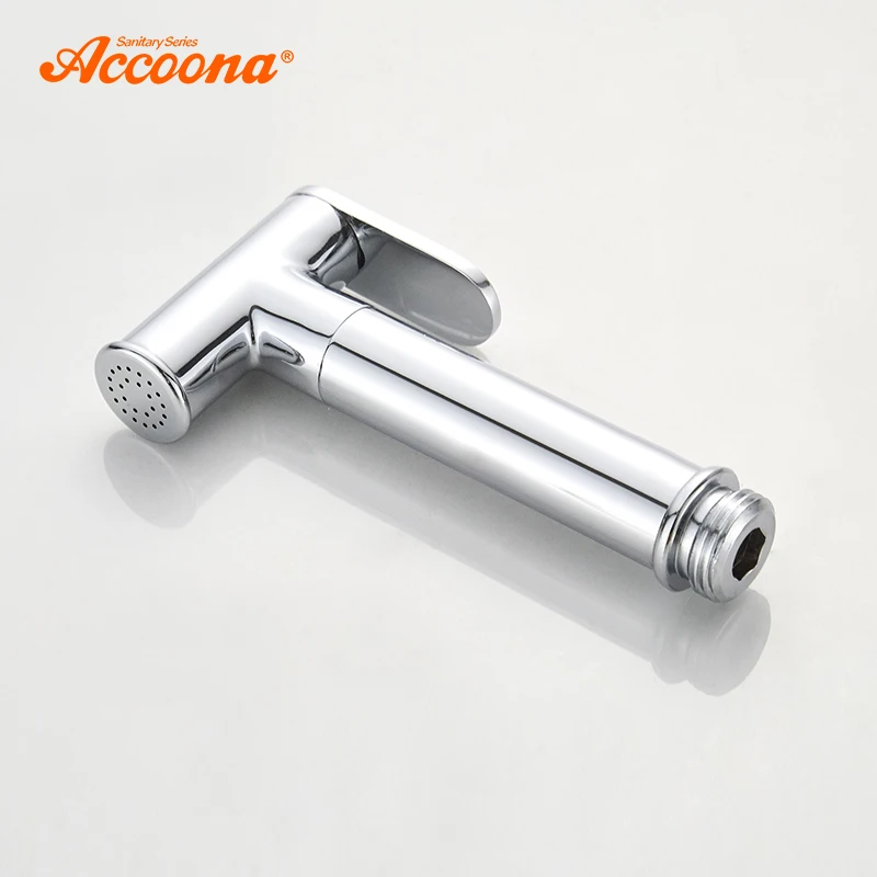 Смеситель для биде Accoona A3117 латунный хромированный ручной распылитель унитаза