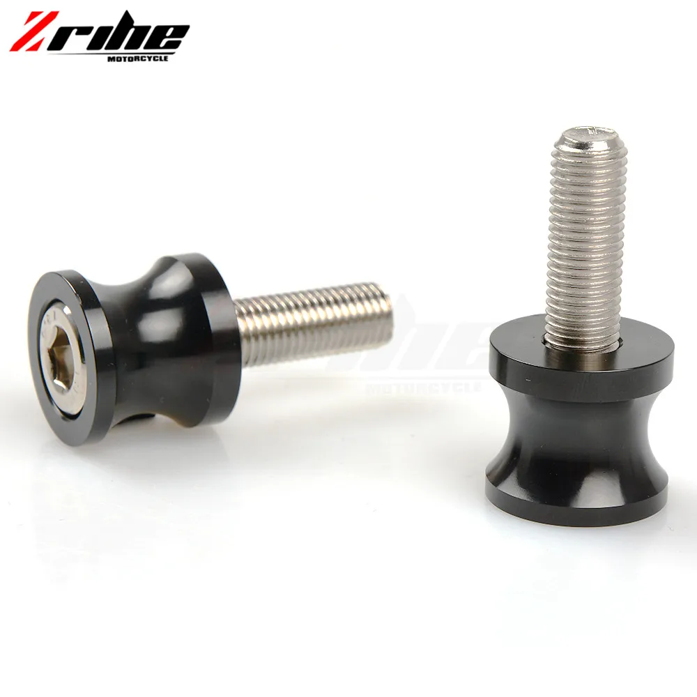 for 6mm 8mm 10mm Motorcycle CNC Aluminum Swingarm Spools Slider For Yamaha FZ6 FAZER FZ6R FZ8 FZ1 XJ6 DIVERSION MT-07 FZ-0 | Автомобили и