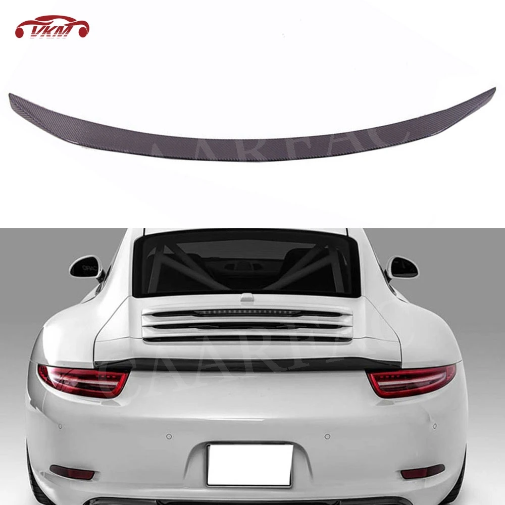 Углеродное волокно задний багажник спойлер пригодный для Porsche 911 Carrera 991 2012 2013 2014