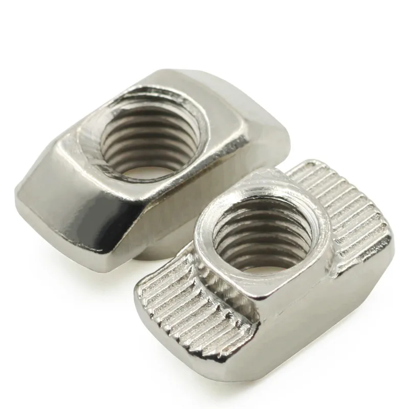 50 шт. M3/M4/M5* 10*6 для 20 серии Слот t-гайка Раздвижные T гайка Молоток падение гайки закрепите разъем Алюминий профилей