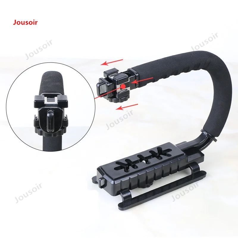 C-Frame SLR DV lamp connection Bracket Low angle shooting portable rack stabilizer CD50 T03 | Электроника