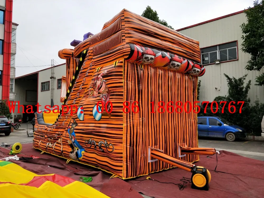 (China Guangzhou) Factory direct inflatable slide / castle trampoline pool /Inflatable pirate ship YLY-052 | Спорт и развлечения