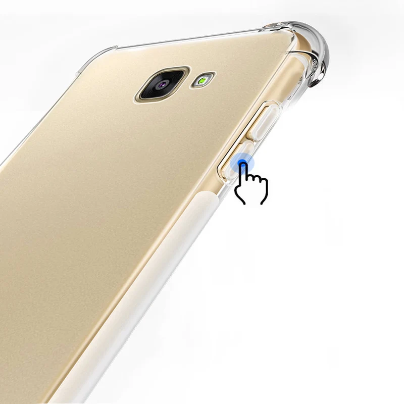 Роскошный противоударный прозрачный однотонный мягкий чехол для Samsung Galaxy A9 2016