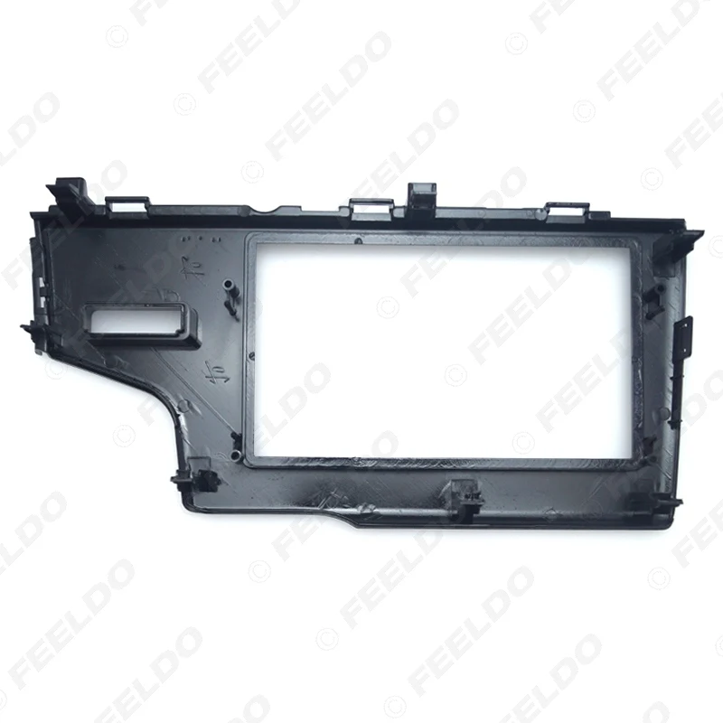 FEELDO Car 2Din стерео радио приборная панель фасции рамка для HONDA Fit Jazz (RHD) 2013 + DVD/CD