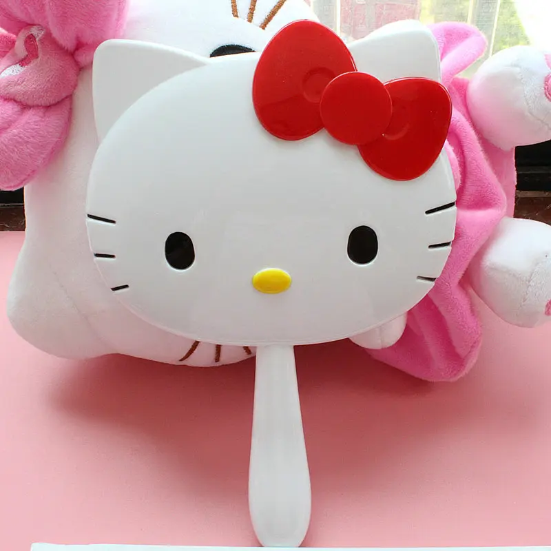 Портативное зеркало для макияжа Kitty ручное косметическое 16 5*25 см|Наборы