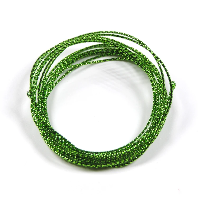 [1 шт.] 2 ярда блеск для вязания мушек в рубчик чиронид Нимфа оплетка линия