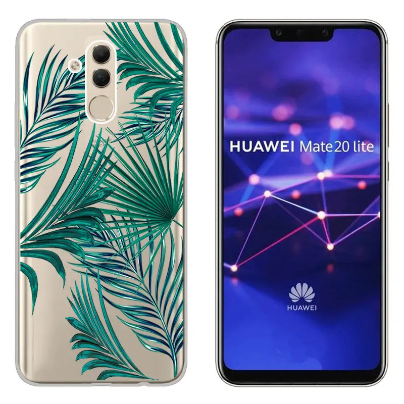 Чехлы с изображением цветов Arvin для Huawei mate 20 lite Мягкая силиконовая задняя крышка