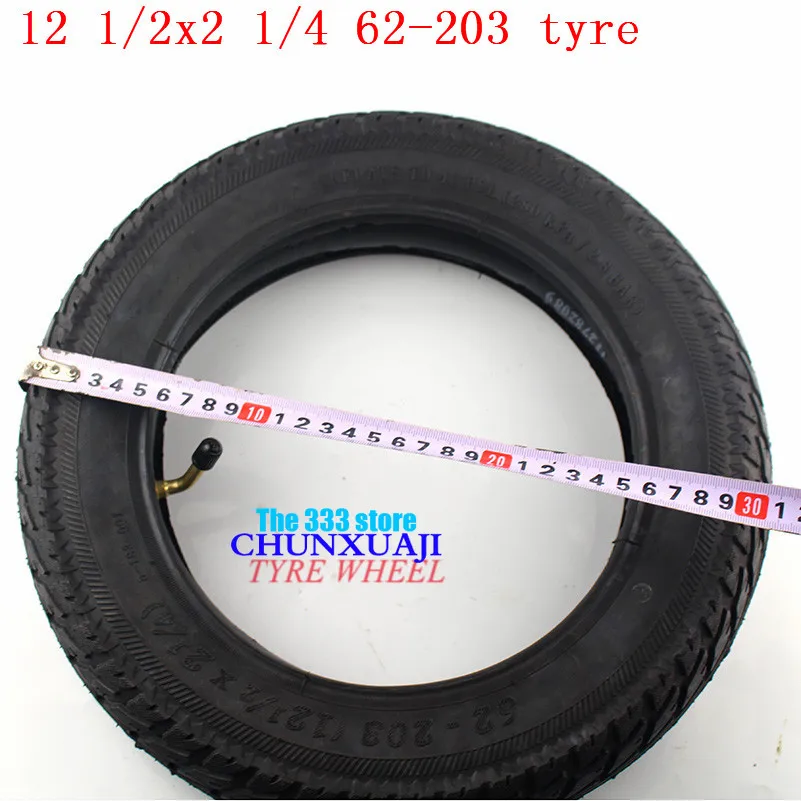 12 дюймовая шина 12 1/2X2 1/4(62-203) подходит для многих газовых электрических скутеров и электровелосипедов 12 1/2X2 1/4 колеса шины и внутренняя труба