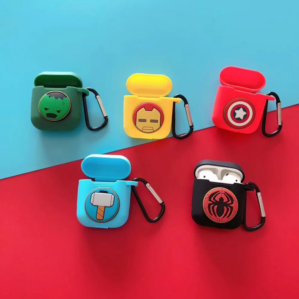 Новинка Мстители Marvel США капитан Человек паук силиконовый беспроводной Bluetooth