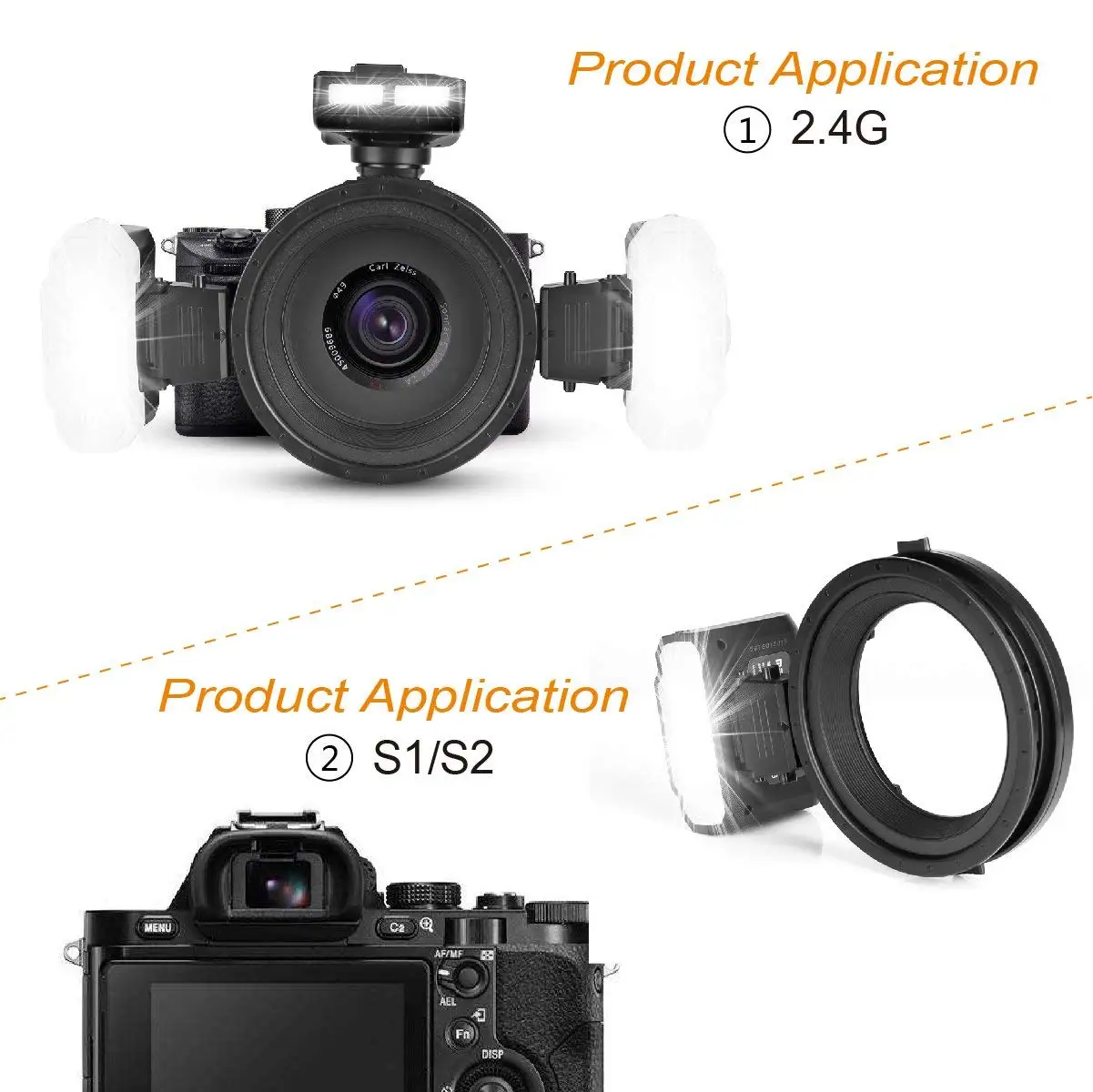 Meike MK MT24 двухконфорочная Lite вспышка для цифровой зеркальной камеры Canon Nikon Sony