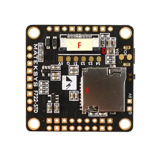Пульт управления полетом Matek System встроенный контроллер полета STM32F722 F7 барометр