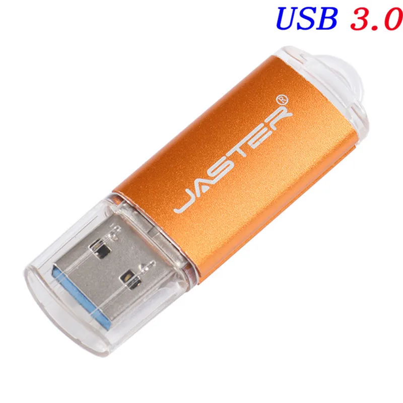 Gold JASTER USB 3,0 реальная емкость металлическая USB флеш-карта памяти, Флеш накопитель 4 Гб до 64 ГБ флеш-накопитель для ПК - Цвет: Gold