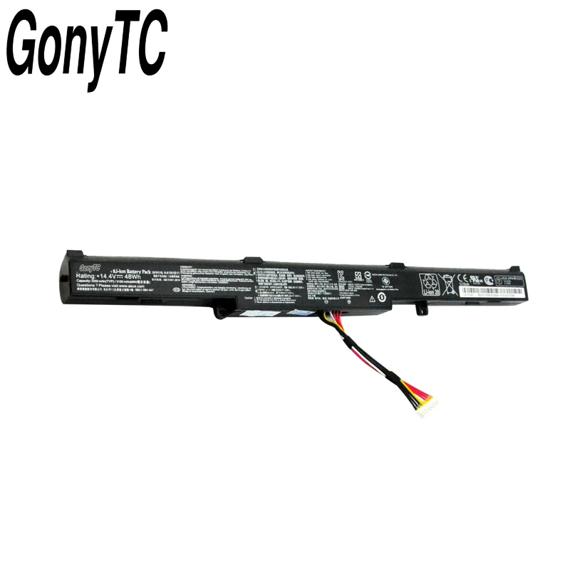 GONYTC 14 4 V 48WH A41N1611 Оригинальный аккумулятор для ноутбука ASUS ROG GL553 GL553VD GL553VE GL553VW серии
