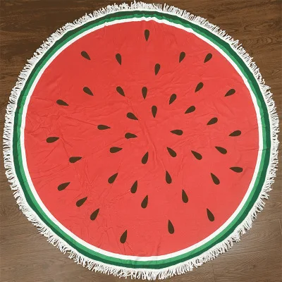 Большой круглый цветок ананас пиццы из микрофибры пончик пляжное полотенце для