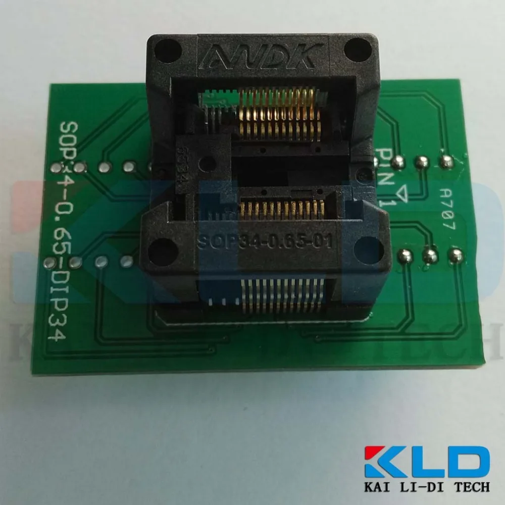 Sop24 (34) к DIP24 IC socket Programmer переходник andk более высокое качество чем Enplas OTS 24 0.65 01 с
