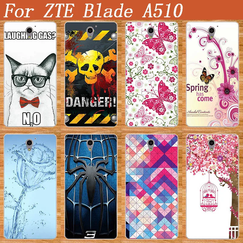 Модный красивый дизайнерский чехол для телефона мягкий силиконовый ZTE Blade A510 A 510 |