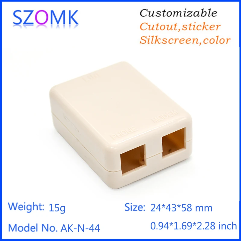 10 шт./партия пластиковые чехлы для электронных розеток|enclosures for electronics|enclosure