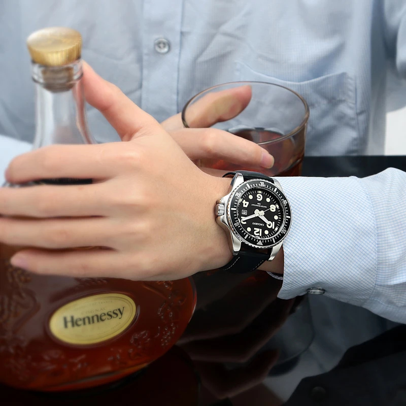 

Men Watches Luxury Brand relojes Men Leather Strap Business Quartz Watch montre homme Military Waterproof Male Clock