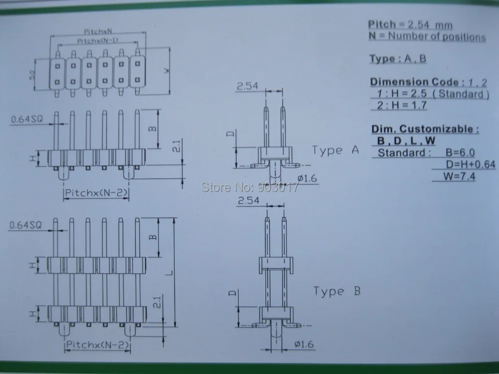 30 шт. SMD SMT шаг 2 54 мм 2x40 80pin хрупкий штыревой разъем двухрядная полоса|strip|8 pin male |