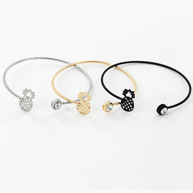 Женский браслет с ананасом XIAO YOUNG простой модный подарок золотого цвета оптовая