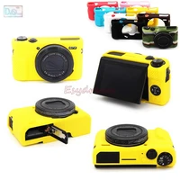 rubber silicon case body cover protector soft frame housign for canon g7x mark 2 g7x ii g7x2 g7xii camera
